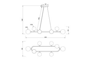 Второе фото. Светильник подвесной FREYA Modern