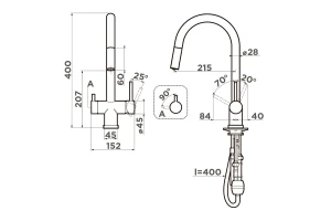 Второе фото. Смеситель OMOIKIRI Akita
