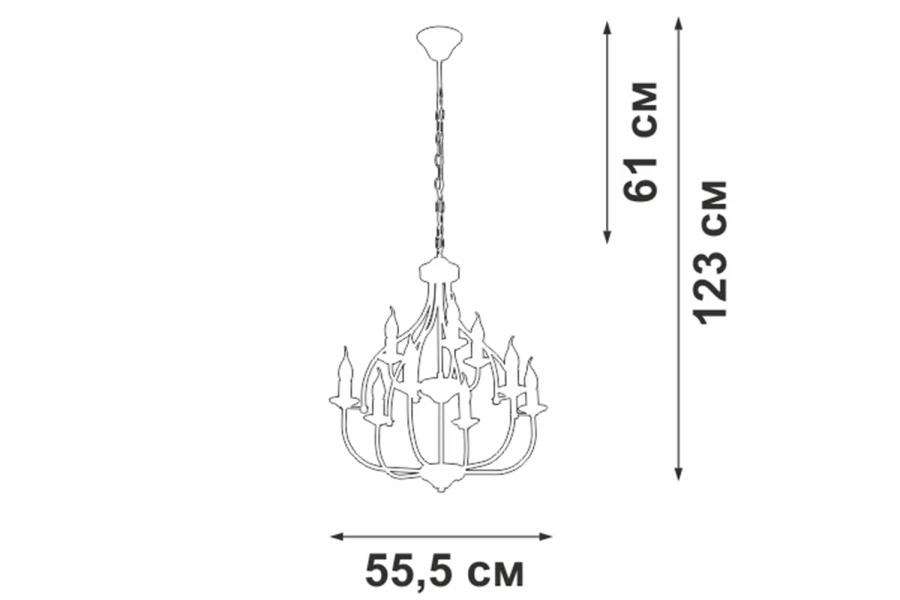 Люстра V1863-8/9 (изображение №6)