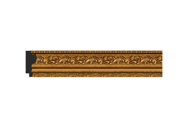 Зеркало в раме Виньетка состаренное золото 56 мм (изображение №2)