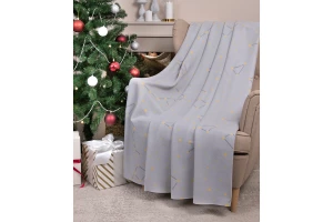 Второе фото. Плед флисовый Созвездия