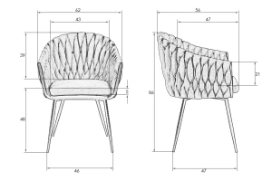 Второе фото. Стул обеденный DOBRIN Matilda