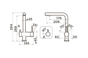 Второе фото. Смеситель OMOIKIRI Nagano