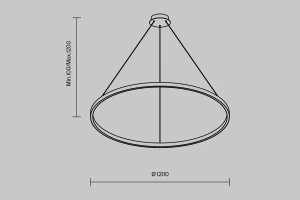 Второе фото. Светильник подвесной MAYTONI Modern Rim