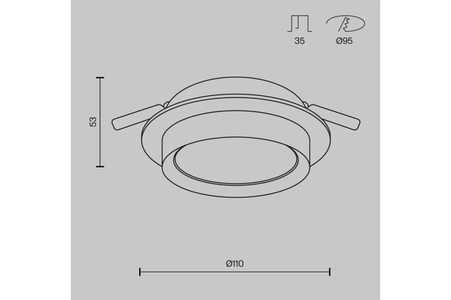 Светильник встраиваемый Downlight Hoop (изображение №9)