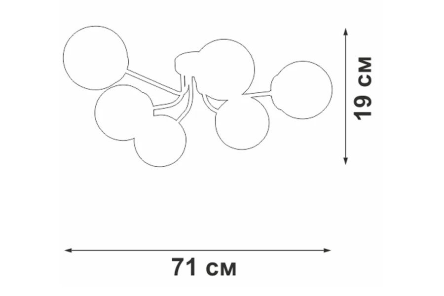 Люстра VITALUCE V4996-1/6PL (изображение №5)