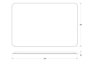 Второе фото. Зеркало с LED-подсветкой DEFESTO Opti
