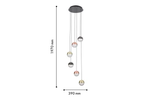 Второе фото. Люстра подвесная FAVOURITE Luna