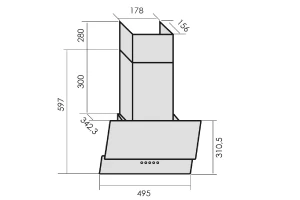 Второе фото. Вытяжка MBS Meryta