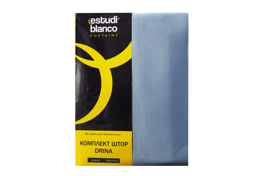 Комплект штор на ленте ESTUDI BLANCO Drina 150х270 см (изображение №6)