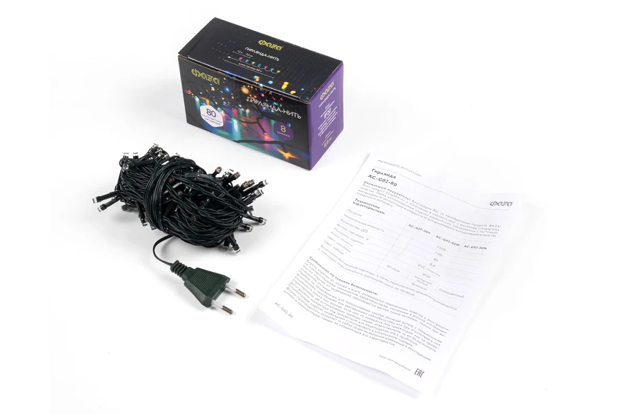 Электрогирлянда AC-G02-80 (изображение №3)