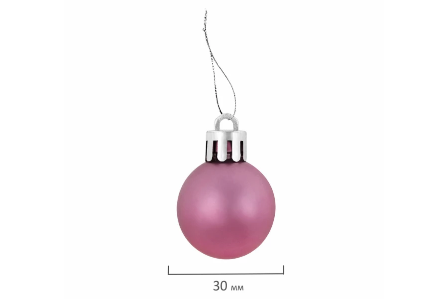 Набор ёлочных шаров Elegant Pink (изображение №29)
