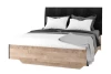 Кровать без подъёмного механизма Martina 140х200 см дуб гранж песочный/тёмно-серый