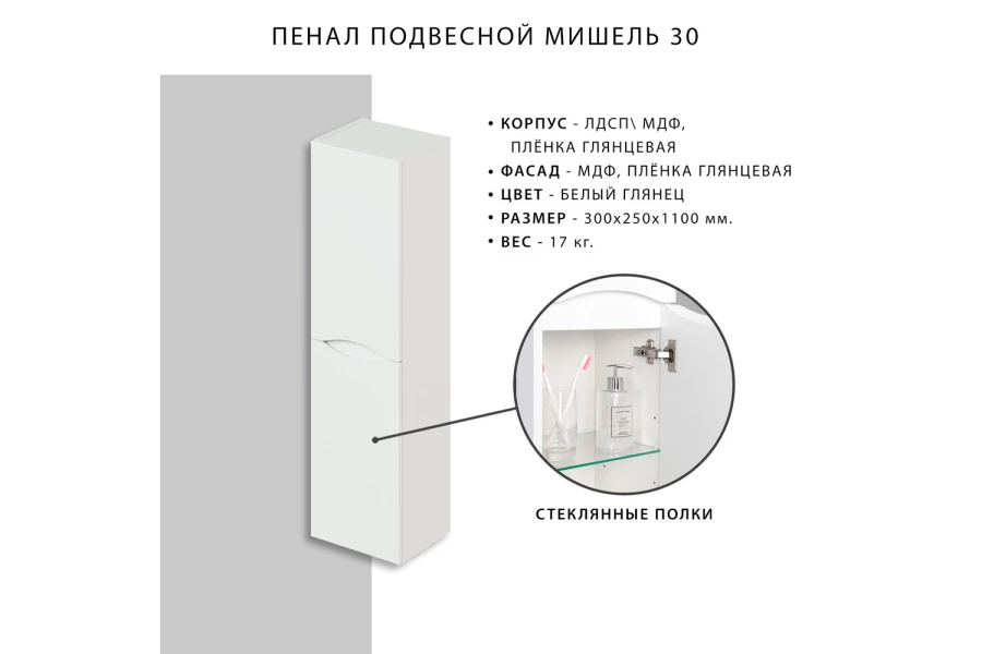Пенал подвесной Мишель (изображение №10)