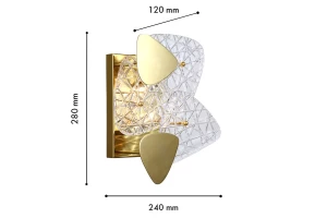 Второе фото. Светильник настенный FAVOURITE Krakle