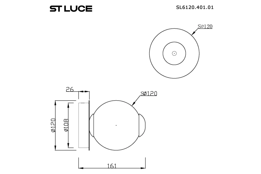 Светильник настенный ST LUCE Peek (изображение №3)