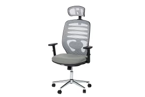 Кресло рабочее - IKEA LAGGERT, 55х125(132)х62 см, серый, ЛАГГЕРТ ИКЕА