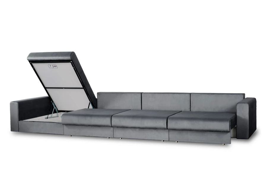 Угловой диван-кровать Модена Ферро (изображение №11)