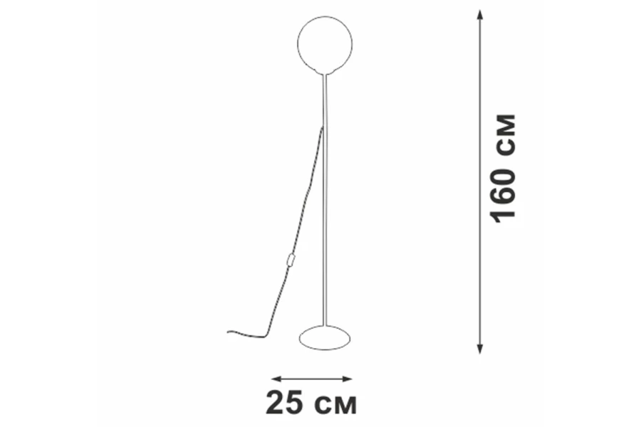 Светильник напольный V2842-1/1P (изображение №5)