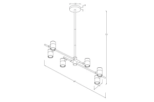 Второе фото. Светильник подвесной FREYA Modern