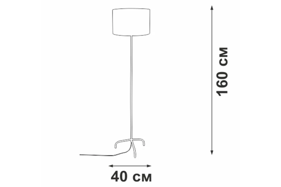 Светильник напольный V2839-1/1P (изображение №5)