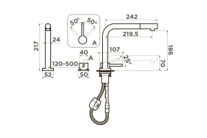 Второе фото. Смеситель OMOIKIRI Nara