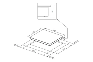 Второе фото. Индукционная варочная панель GRAUDE IK 60.2
