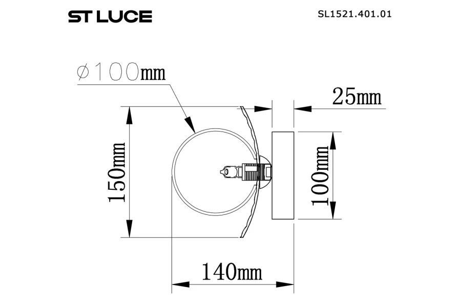 Светильник настенный ST LUCE Noon (изображение №3)