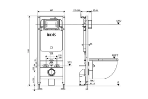 Второе фото. Инсталляция рамная IDDIS Profix