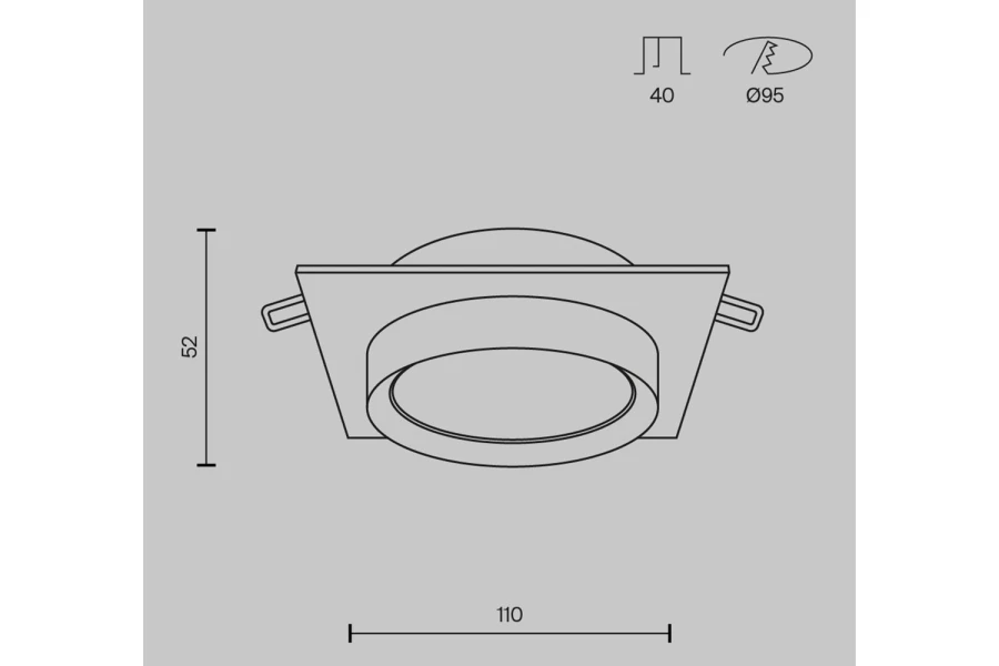 Светильник встраиваемый Downlight Hoop (изображение №11)