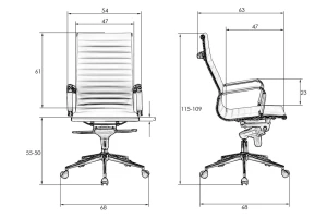Второе фото. Кресло офисное DOBRIN Clark