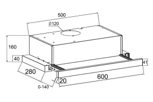 Второе фото. Вытяжка LEX HUBBLE 600