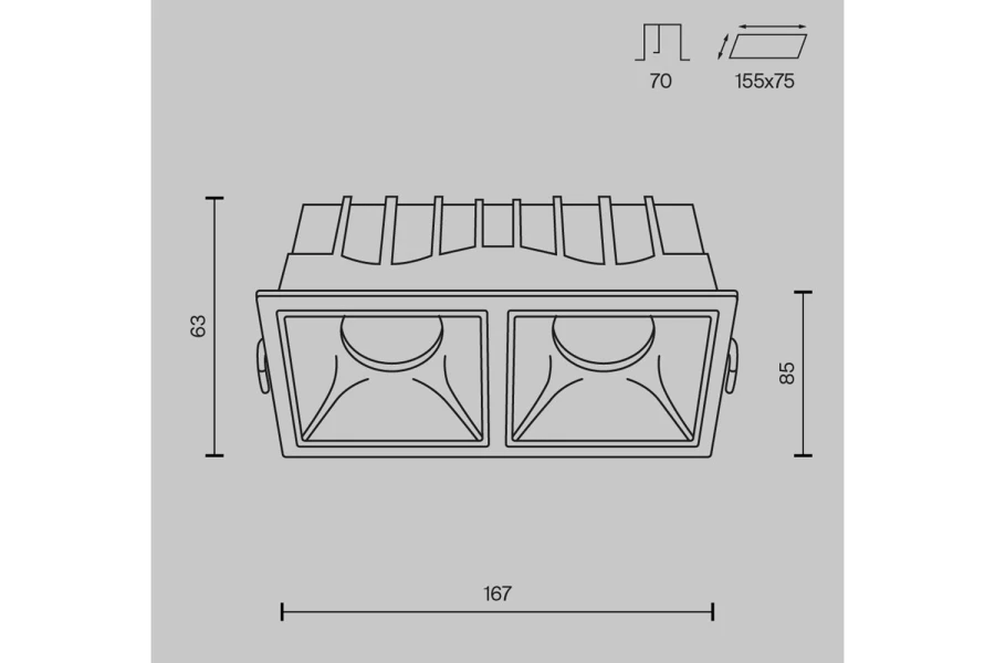 Светильник встраиваемый Downlight Alfa (изображение №11)