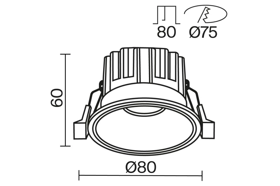 Светильник встраиваемый MAYTONI Downlight Round (изображение №11)