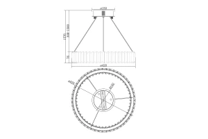 Второе фото. Светильник подвесной Tier