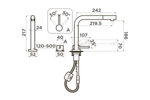 Второе фото. Смеситель OMOIKIRI Nara