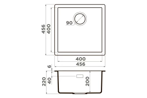 Второе фото. Мойка врезная OMOIKIRI Yamakawa