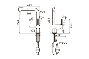 Второе фото. Смеситель OMOIKIRI Tanigawa