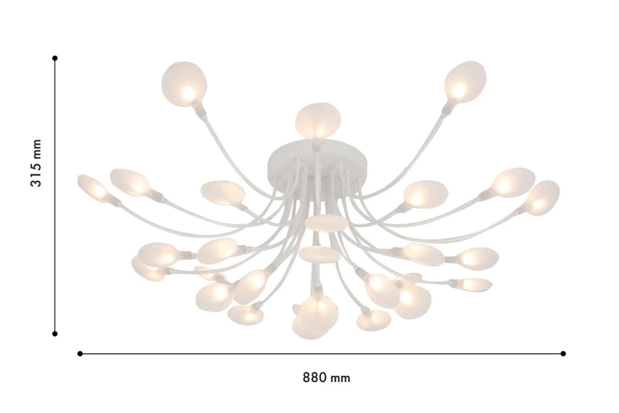 Люстра потолочная LED Skein (изображение №5)