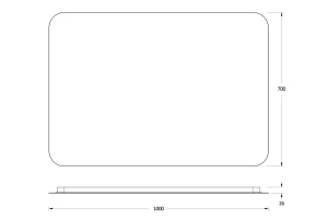 Второе фото. Зеркало с LED-подсветкой DEFESTO Opti