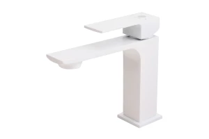 Смеситель для раковины ORANGE Lutz M04-021 w белый