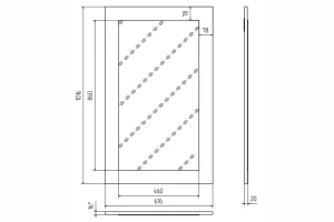 Второе фото. Зеркало навесное Сноули