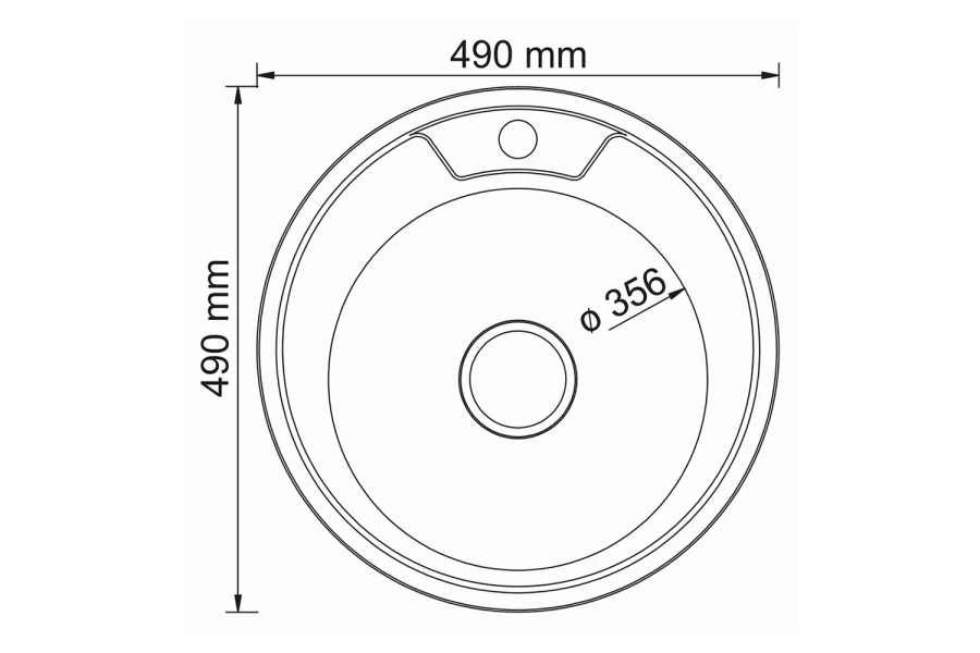 Мойка врезная MIXLINE 528182 (изображение №2)