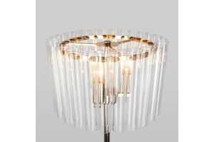 Второе фото. Светильник напольный с выключателем Flamel