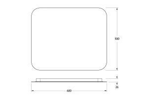 Зеркало с LED-подсветкой Opti