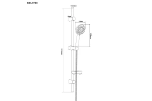 Второе фото. Душевой гарнитур BOND Cube
