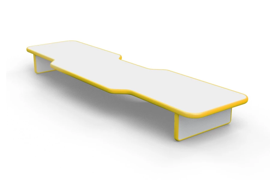 Подставка для монитора и акустической системы VMMGAME Base 120 Light Yellow (изображение №1)