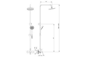 Смеситель для душа ROSSINKA SILVERMIX B35