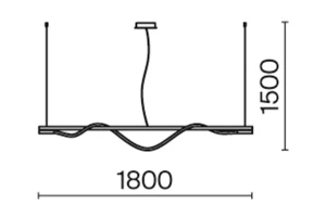 Второе фото. Светильник подвесной Tau