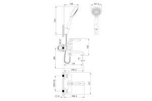 Второе фото. Смеситель для ванны IDDIS Oxford